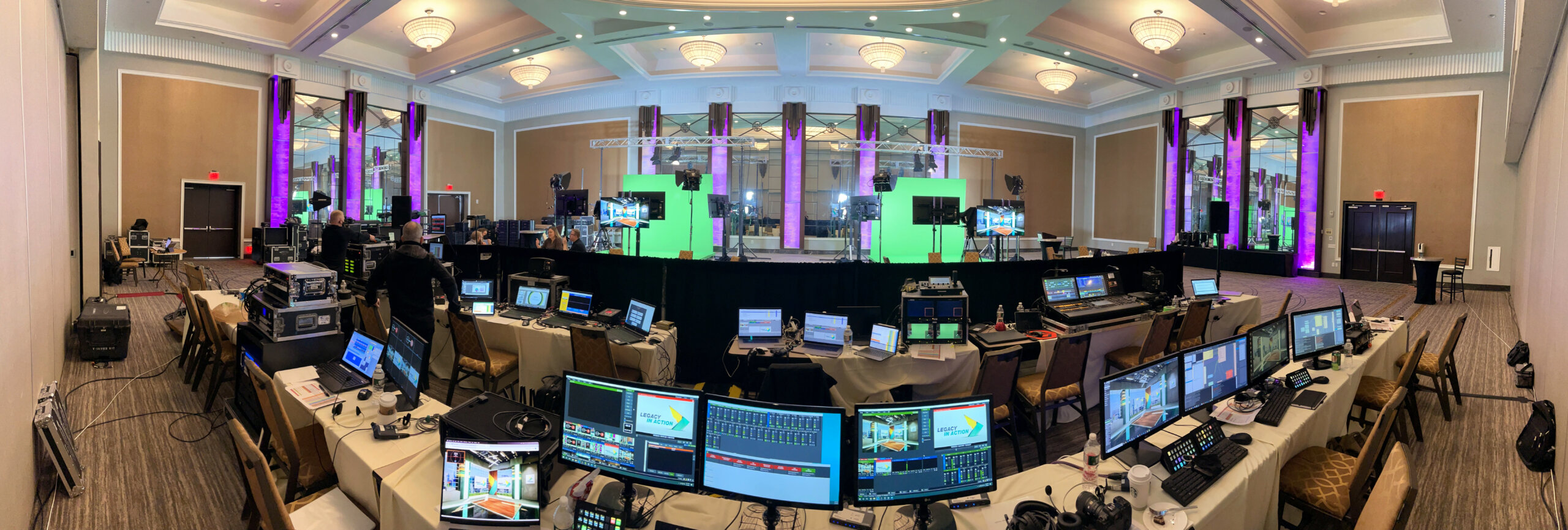Production of a virtual event
